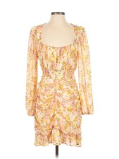 ASTR The Label Women Yellow Cocktail Dress L