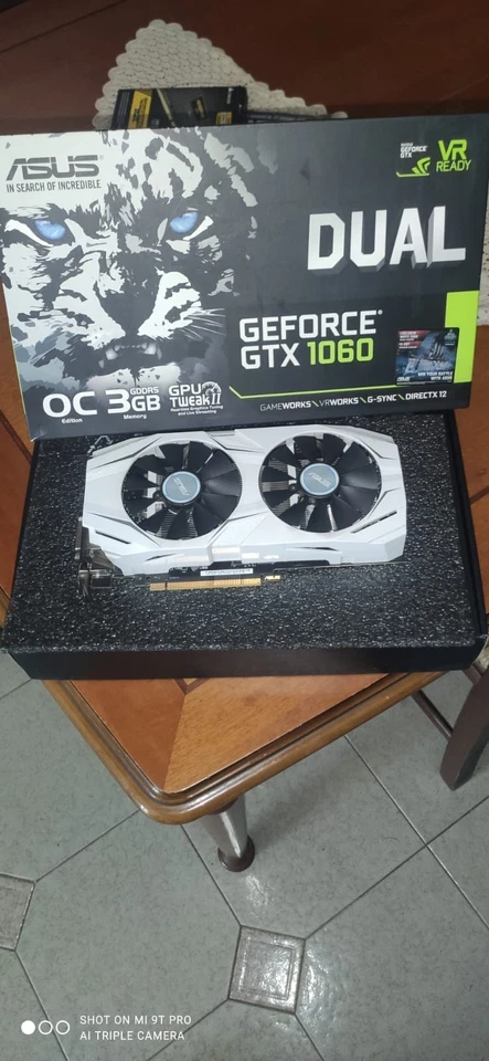 Nvidia Asus GTX 1060 3 OC - Immagine 4 di 4