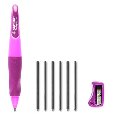Ergonomic Mechanical Pencil EASYergo 3.15 - Right-Handed - Pink/Lilac + Sharp...