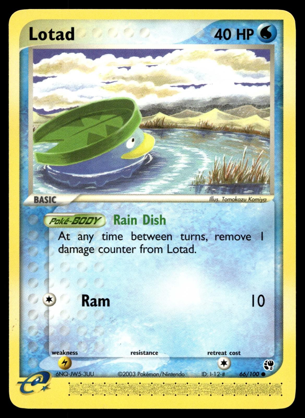 POKEMON LOTAD SANDSTORM 66/100 C NM/M