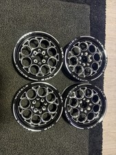 4 RIMS VMS RACING MODULO 15X7 BLACK 4X100 4X114.3 ET35
