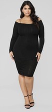 Fashion Nova No One Like You Dress - Black Size 1X