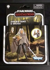Ahsoka Tano & Grogu Mandalorian Star Wars Black Series 3.75 Vintage Collection
