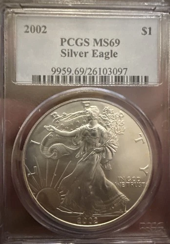 2002 American Eagle PCGS MS 69
