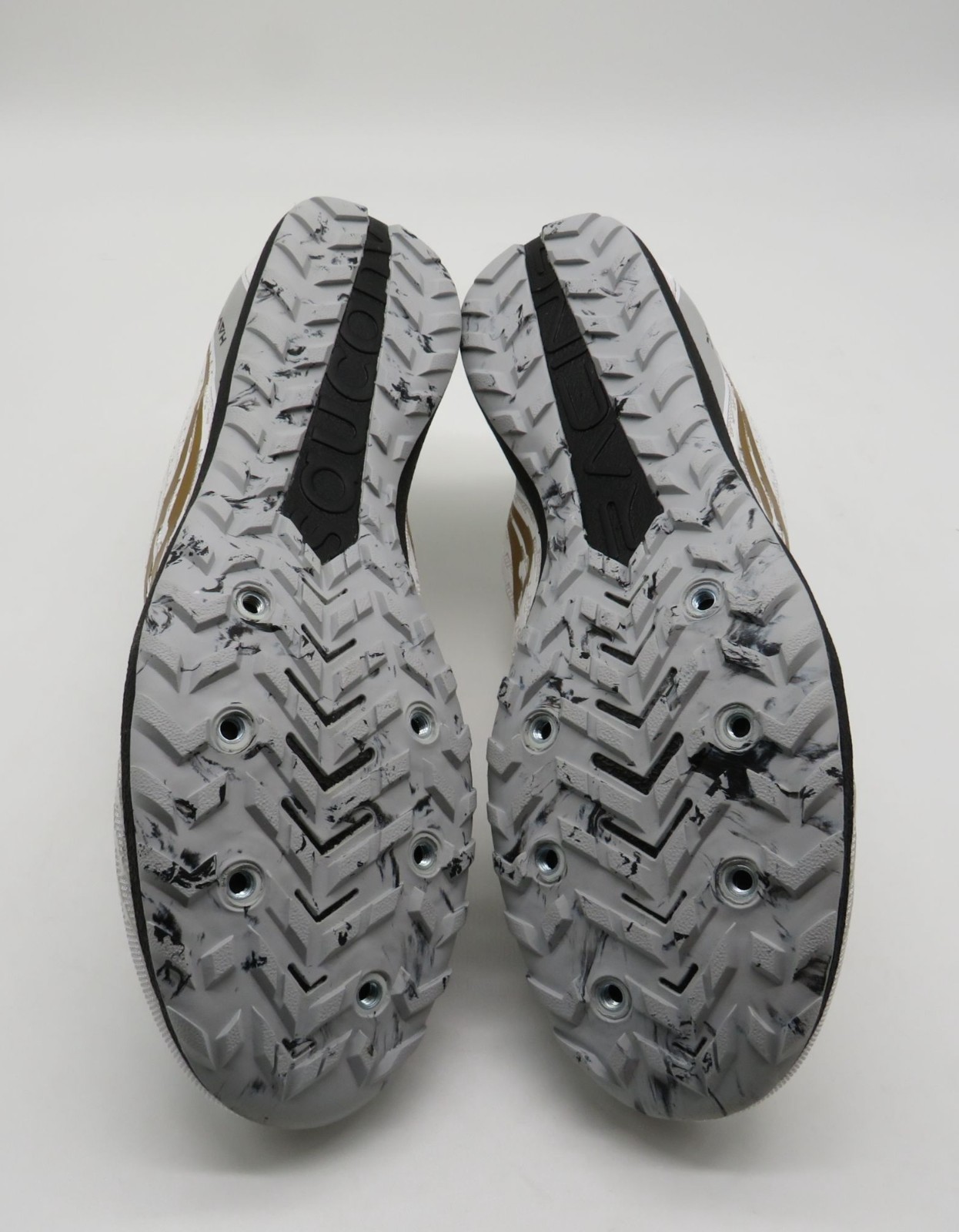 Saucony Havok XC3 Womens Running Shoes White/Gold Lightweight Size 10.5 NEW thumbnail 8