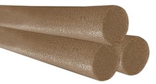 Brown Pool Noodles 52" X 2.5" inch Swimming Solid Core Foam Tube, Floating Th...