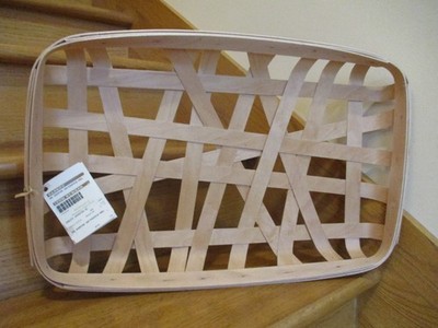 Longaberger WOVEN Free Form Tray Small Natural Decorative *shipping included!*