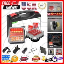 Halo Wireless Trailer Lights, 2 Mounting Options Magnetic Trailer Light for T...