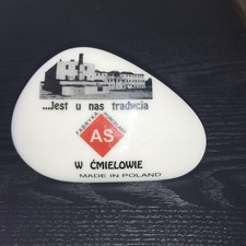 Cmielow Polish Display Piece "We have a Tradition in Cmielow" Factory Porcelain