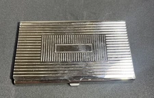 H1064~ VINTAGE Reed & Barton Silver Plated CARD CASE Business Credit Cards