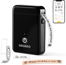 Mini Stampante Senza Inchiostro Etichette Adesive Portatile Bluetooth + 1 Rotolo