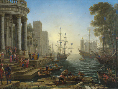 Seehafen mit der Einschiffung der Heiligen Ursula Nationalgalerie 1000 Teile Puzzle
