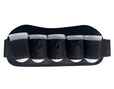 GXG 50 Round 5 Pod Pack Paintball Harness (Pods Included) - Black, East Coast