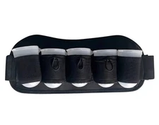 GXG 50 Round 5 Pod Pack Paintball Harness (Pods Included) - Black, East Coast