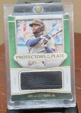 2022 Topps Definitive Fernando Tatis Jr. Protectors at the Plate Glove Relic /10