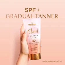 (NEW) Coppertone Glow Protect and Tan Sunscreen Lotion + Gradual Self Tanner