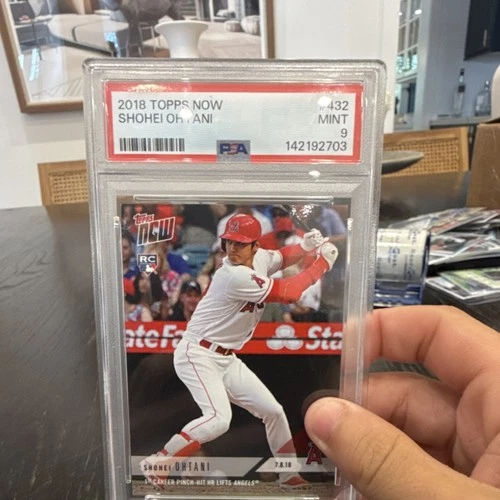 Topps Now Shohei Ohtani Los Angeles Angels Rookie PSA 9 Baseball Card #432 /3430