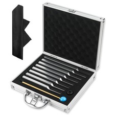 Tuning Fork Medical Sound Healing Set of 8 (256 Hz, 288 Hz, 320 Hz, 341.3 Hz,...