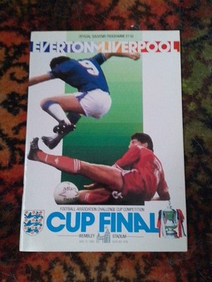 Everton V Liverpool 10.5.86 F A Cup Finale PREISREDUZIERUNG 