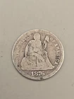 1876 Seated Liberty Silver Dime 10C - Philadelphia Mint