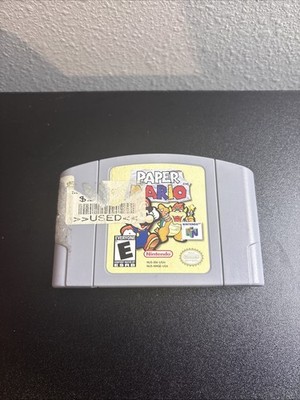 Paper Mario Nintendo 64 N64 Authentic Tested Working Loose Cartridge Only