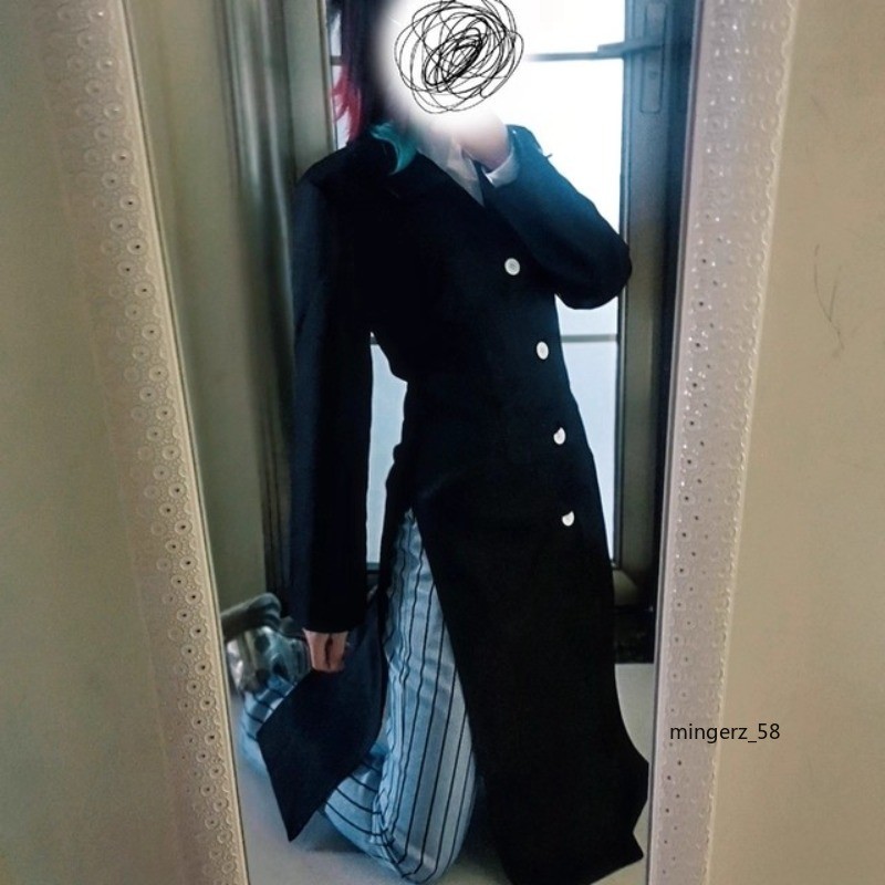 Cosplay Cazador de Demonios Enmu Disfraz Kimetsu No Yaiba Halloween Uniforme Traje Fiesta