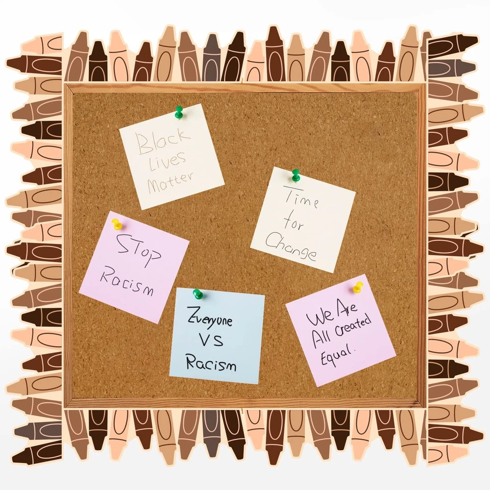 82ft Back to School Diversity Bulletin Board Borders Set Equality Growth Skin... - Image 4 of 4