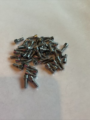 10-24 X 1/2  Chrome Polished Smooth Cap Head Screws 50
