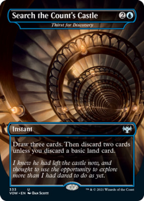 x4 Search the Count's Castle - Thirst for Discovery U MTG Innistrad: Crimson Vow