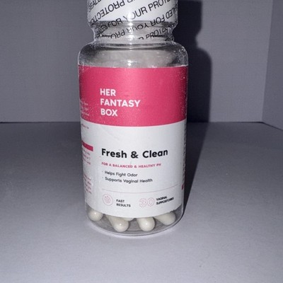 Her Fantasy Box Fresh & Clean For A Balanced & Healthy PH - 30 Caps - Exp 4/27