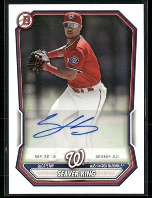 Seaver King Paper Auto #BPA-SKI 2026 Bowman Baseball - Washington Nationals!