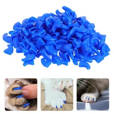  200 PCS Cat Nail Decorative Caps Pet Protector Trimming Claw Covers