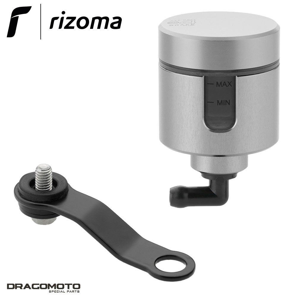 Bocal Rizoma en alu noir avec encoche pour Ducati Multistrada 1200