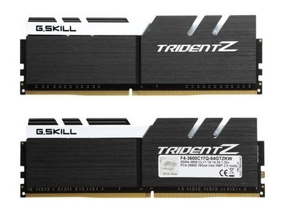 G.SKILL Trident Z 32GB (2 x 16GB) DDR4 3600MHz Desktop RAM F4-3600C17Q-64GTZKW