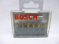 Bosch Bit-Set Max Grip 7 Tlg. Magnet Bithalter Kreuz Bits Ph , Made In Usa