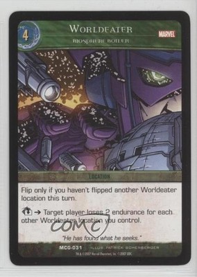 2007 VS System Marvel Coming of Galactus Box Set Worldeater #MCG-031