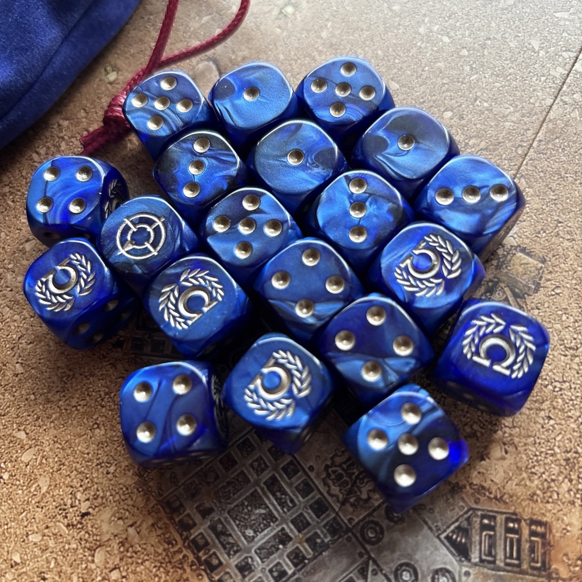 Ultramarine Legion Dice Set Official Forgeworld Games Workshop