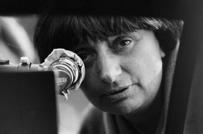 Film director Agnes Varda 1980s Historic Old Photo 2