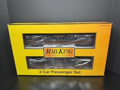 MTH RailKing 30-69023 NYO&W 60' Madison combine / diner 2-car set LNIB