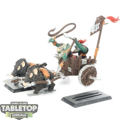 Orc & Goblin Tribes - Orc Boar Chariots - bemalt