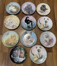 Vintage Curious Kittens By Bob Harrison Decorative Plates Choice X1 Per NICE!