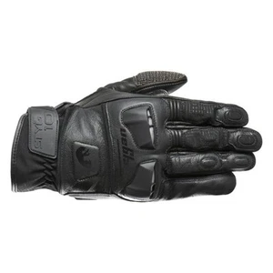 Furygan STYG 10 Goatskin Leather Motorcycle Gloves Black