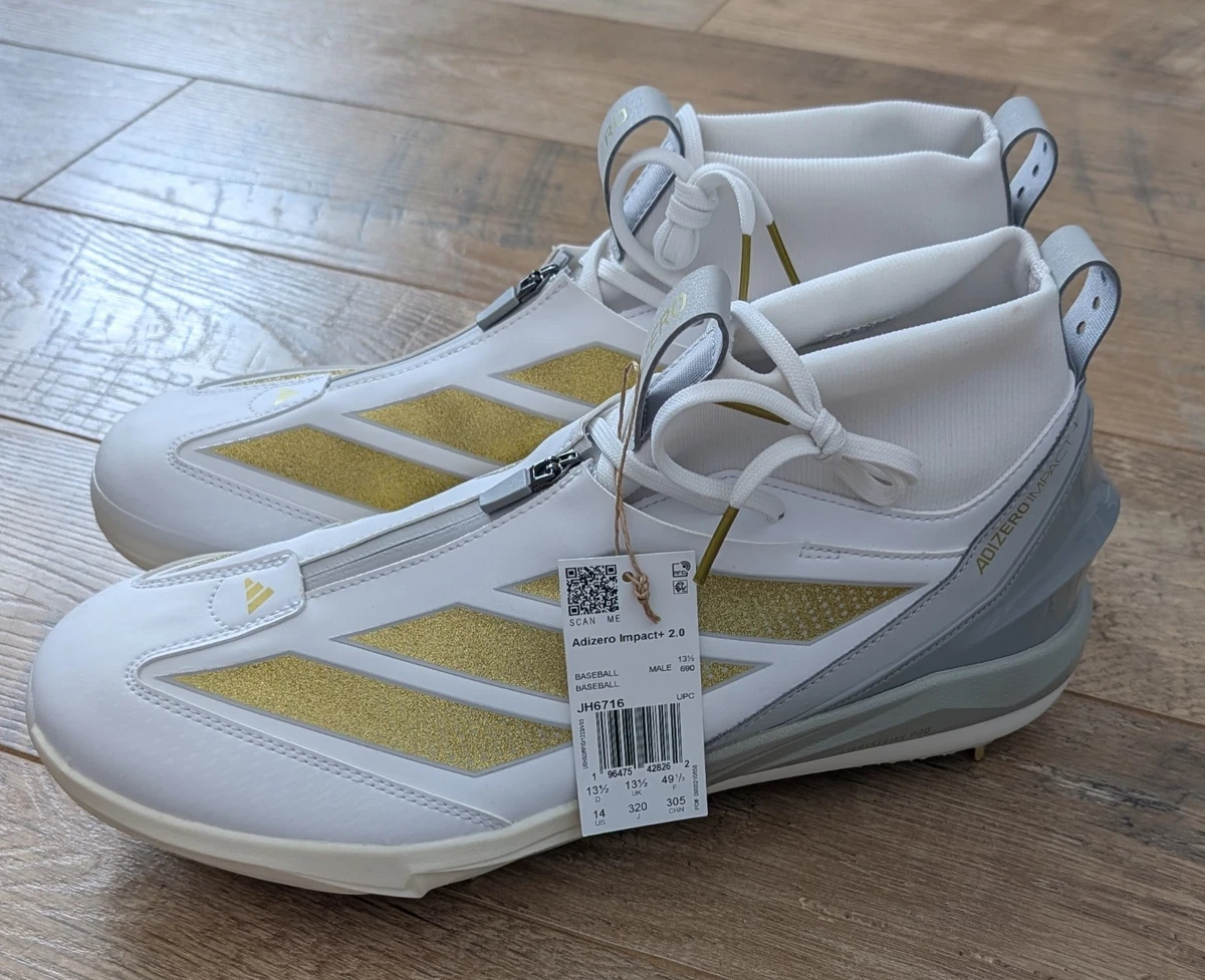 Adidas Adizero Impact+ 2.0 White Gold Metallic for sale | eBay