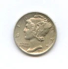1941-P  Mercury Dime - 90% Silver - Free Shipping
