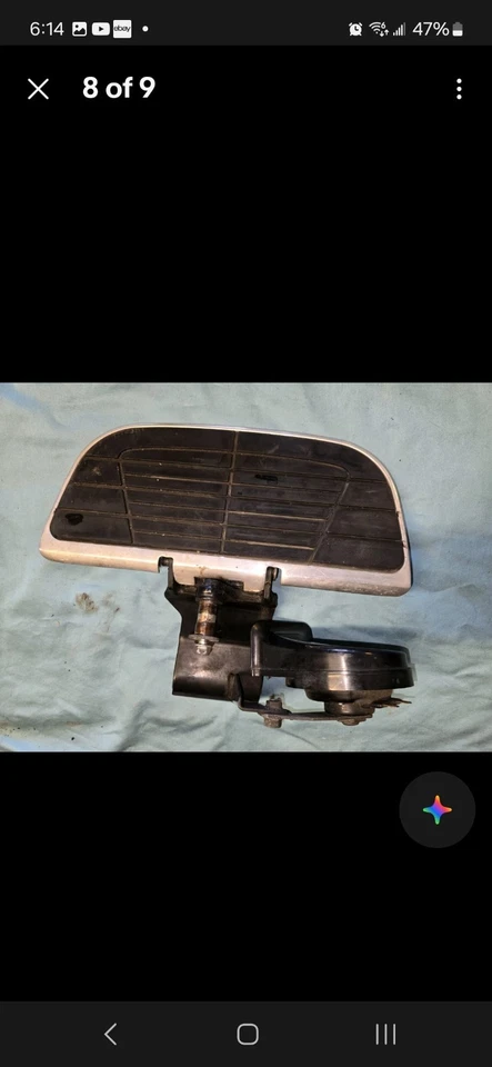 Honda VTX1800N 2004 placas de piso/pasos lado izquierdo y derecho con piezas adicionales Foto 4 de 4