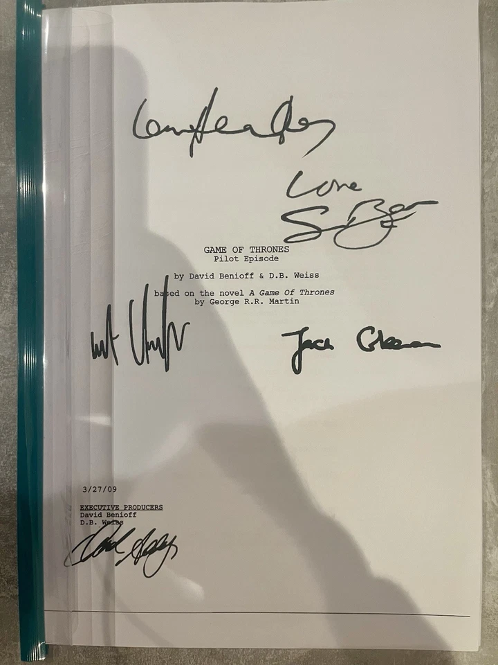 Game of Thrones Screenplay by George RR Martin (Signed) (Authenticated) - Image 2 of 4