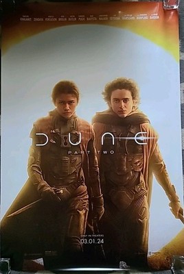 Dune Part Two (2024) 27x40 D/S Movie Theater Poster Timothee Chalamet Advance B