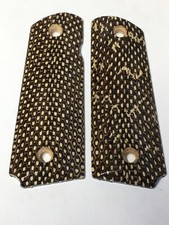 Full size 1911 pistol grips wrapped in western Chinese rat snake snakeskin
