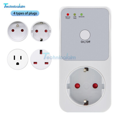 Automatic Voltage Protector AC220V Power Surge Safe Protector Socket Switcher