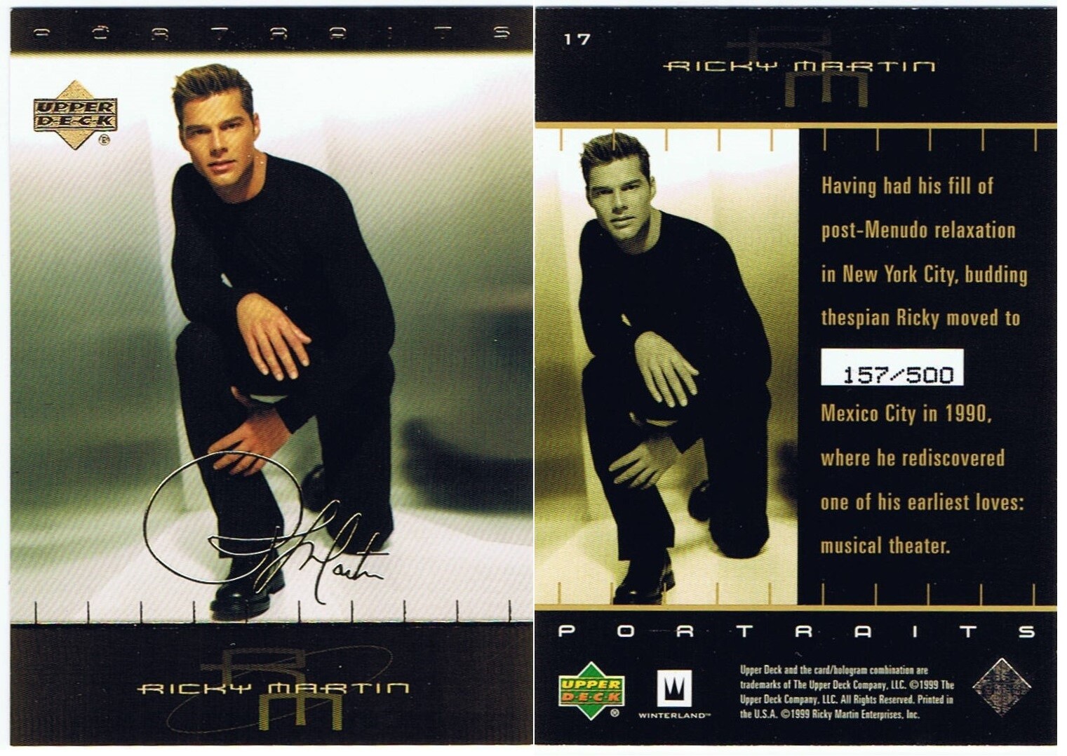 Ricky Martin La Vida Loca by Upper Deck/Winterland in 1999. Inserts + Discounts. - Picture 3 of 24
